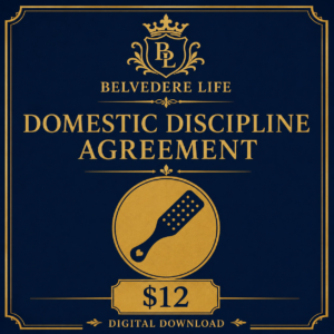 Female-Led Relationship Domestic Discipline Agreement [DIGITAL DOWNLOAD]